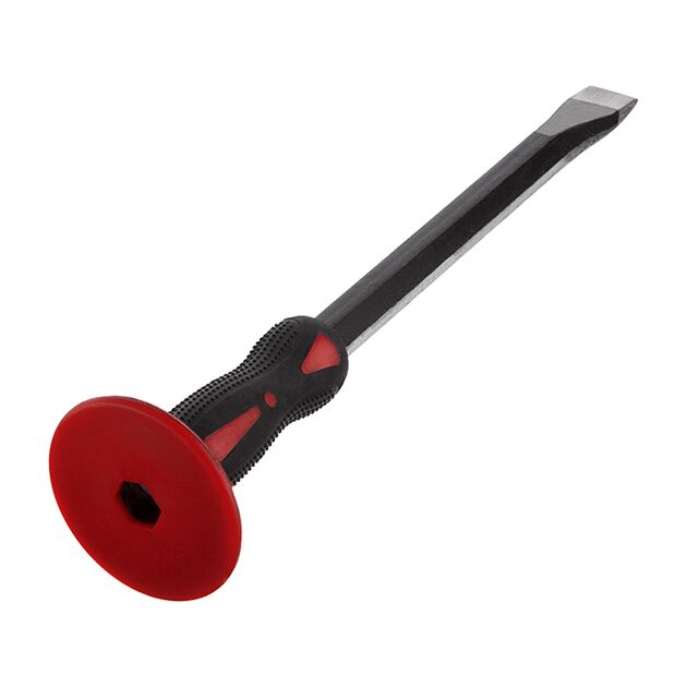 Зубило по камню с рукояткой TPR 400x19x25 мм INTERTOOL UT-3140, фото , изображение 2 | SNABZHENIE.com.ua