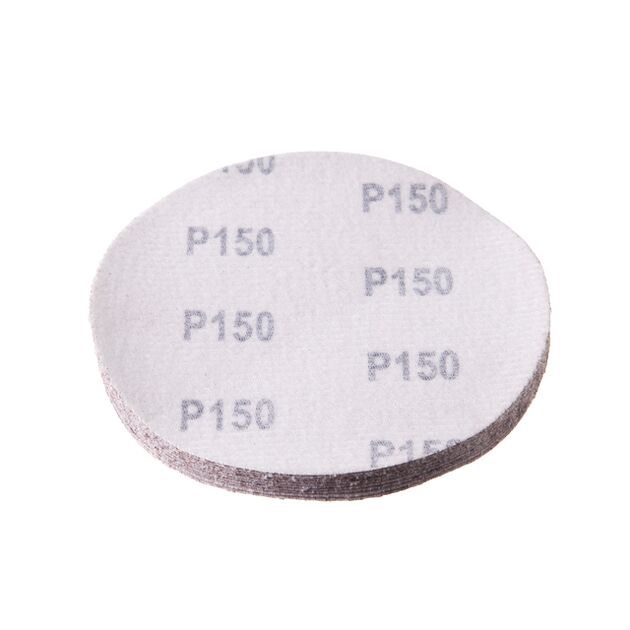 Круг наждачный самоклеящийся 125 мм, К150, 10 шт, INTERTOOL BT-0563, фото , изображение 3 | SNABZHENIE.com.ua