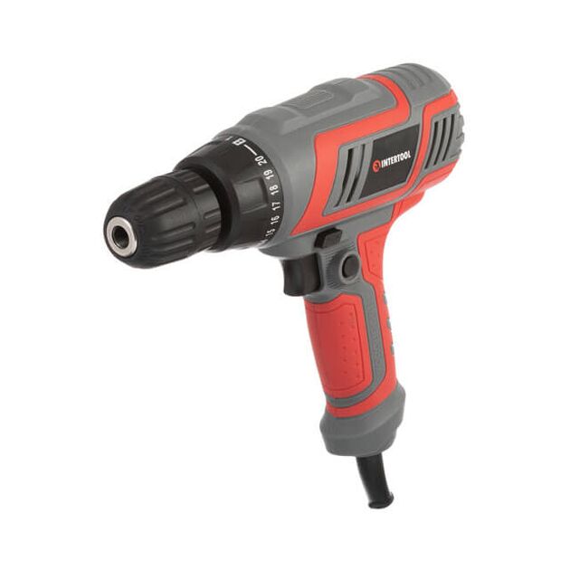 Электрическая дрель-шуруповерт 320 Вт, 220 В, 0-750 об/мин, 0.8-10 мм, 10 Нм INTERTOOL DT-0103, фото  | SNABZHENIE.com.ua
