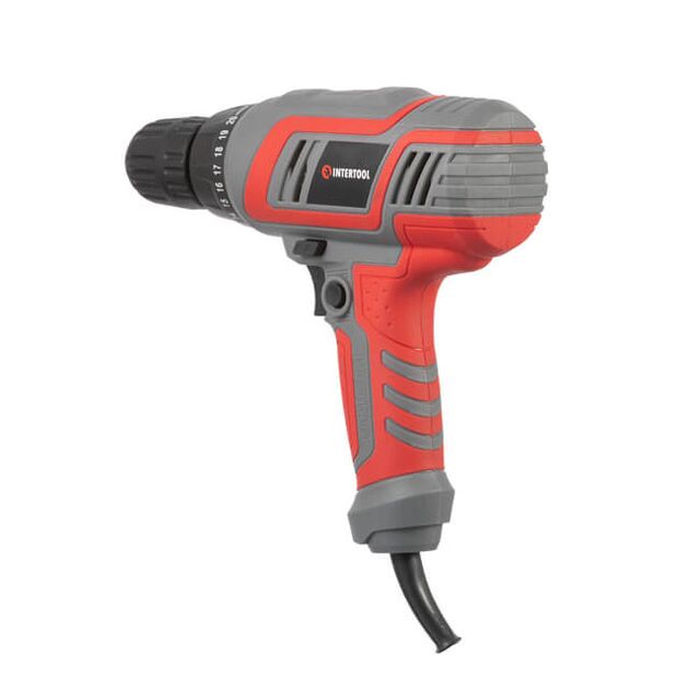 Электрическая дрель-шуруповерт 320 Вт, 220 В, 0-750 об/мин, 0.8-10 мм, 10 Нм INTERTOOL DT-0103, фото , изображение 3 | SNABZHENIE.com.ua
