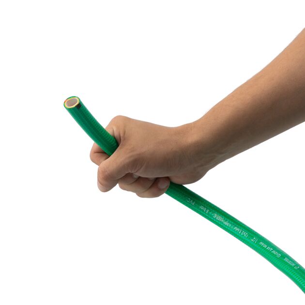Шланг для воды 4-х слойный, 1/2", 50 м, армированный, PVC INTERTOOL GE-4106, фото , зображення 3 | SNABZHENIE.com.ua