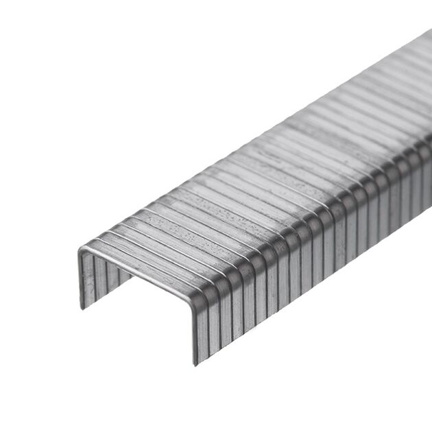 Скоба каленая 6 мм, 1000 шт., ширина 11,3x1,20 мм INTERTOOL RT-0146, фото , изображение 3 | SNABZHENIE.com.ua