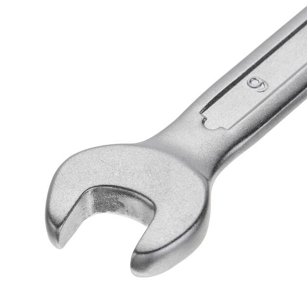 Ключ комбинированный 9мм Cr-V, покрытие сатин-хром, DIN3113, STORM INTERTOOL XT-1009, фото , изображение 2 | SNABZHENIE.com.ua