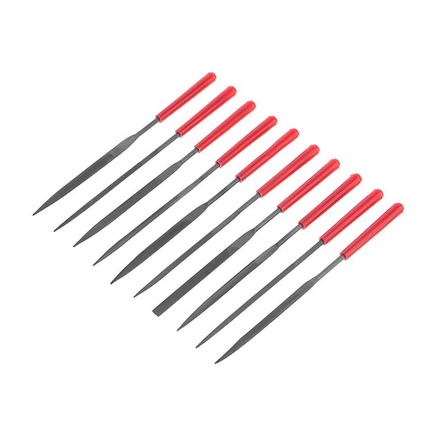 Набір надфилей 10 шт., 140 мм INTERTOOL HT-3708, фото  | SNABZHENIE.com.ua