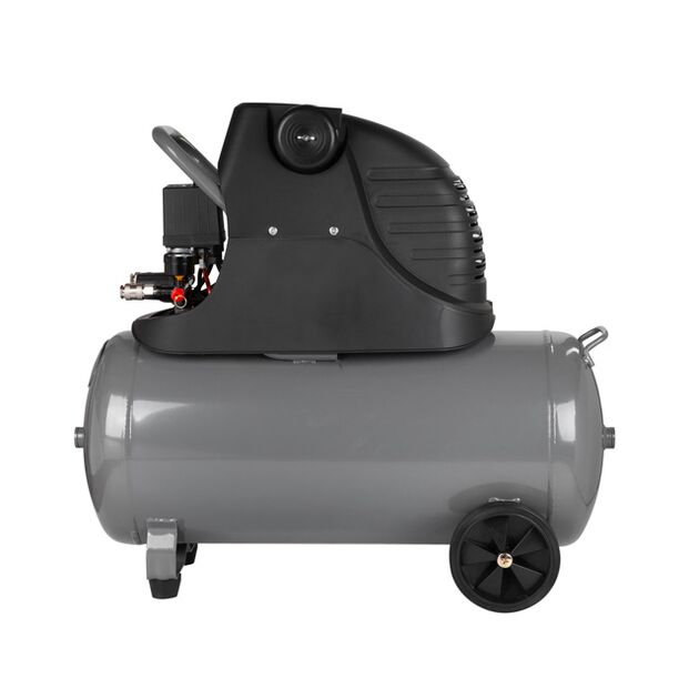 Компресор 50 л, 1.5 кВт, 220 В, 8 атм, 206 л/мин. INTERTOOL PT-0003, фото , зображення 3 | SNABZHENIE.com.ua