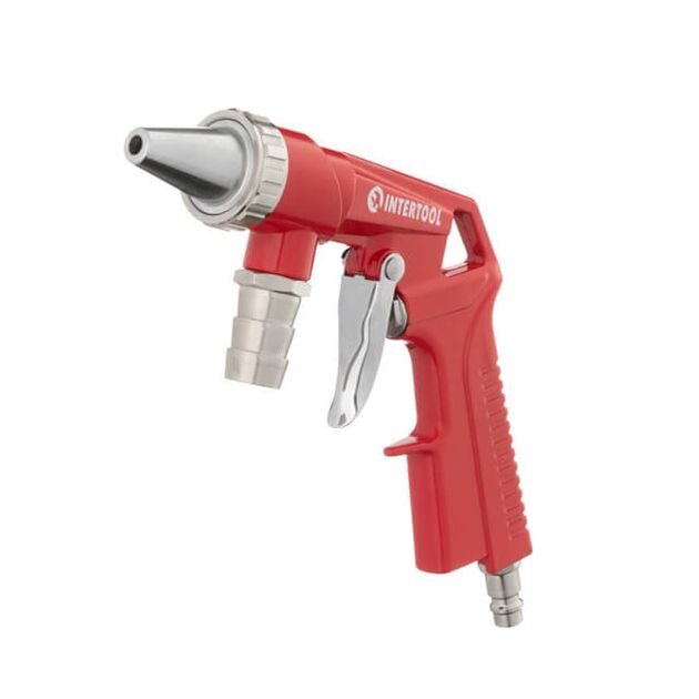 Пневматический пескоструйный пистолет INTERTOOL PT-0706 со шлангом, фото , изображение 2 | SNABZHENIE.com.ua