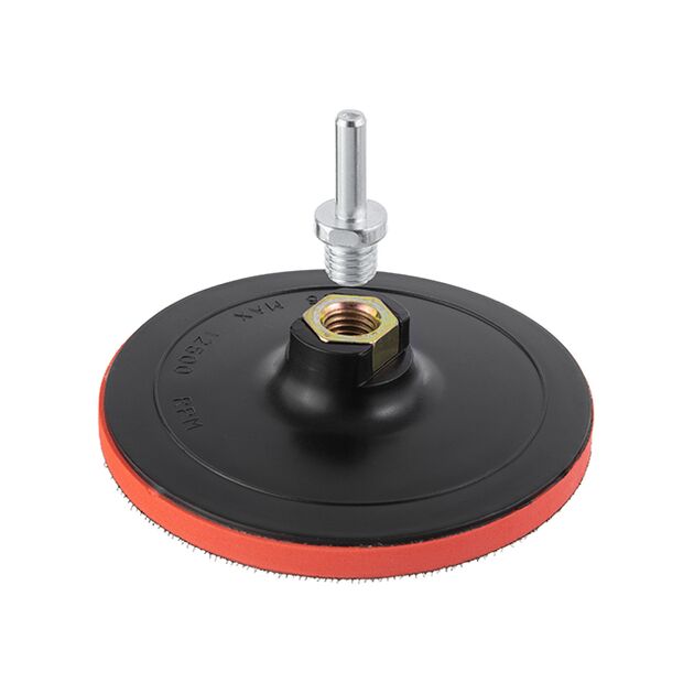 Диск універсальний для наждачної paper 125мм, M14, h=10мм, діам. стержня - 10мм INTERTOOL ST-6002, фото , зображення 3 | SNABZHENIE.com.ua