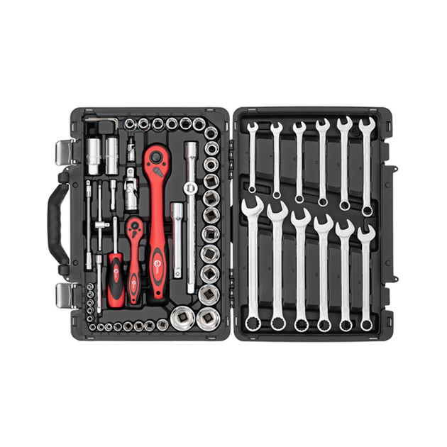 Профессиональный набор инструментов INTERTOOL ET-6061, 61 ед., фото , изображение 2 | SNABZHENIE.com.ua