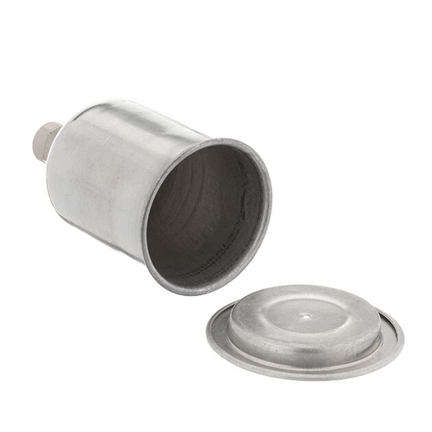 Бачок металлический HVLP мини 125мл с внутренней резьбой M14x1 INTERTOOL PT-1903, фото , изображение 2 | SNABZHENIE.com.ua