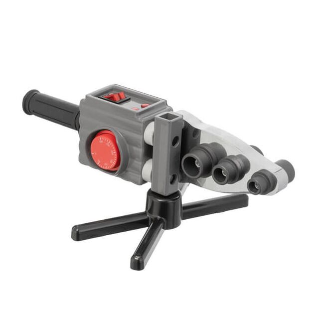 Паяльник для пластиковых труб INTERTOOL RT-2112, 850/1850 Вт, 0-300°C, насадки 20-63 мм, фото , изображение 2 | SNABZHENIE.com.ua