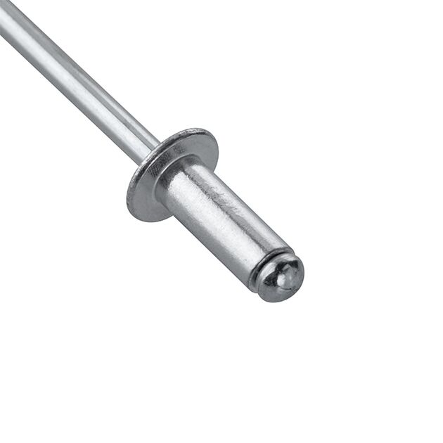 Заклепка алюминиевая 4,8x12 мм, 50 шт INTERTOOL RT-4812, фото , изображение 3 | SNABZHENIE.com.ua