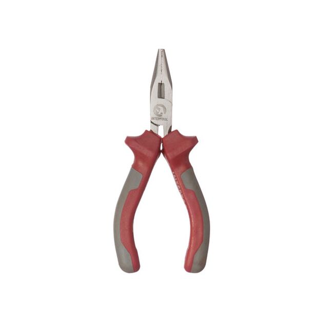 Утконосы прецизионные комбинированные 115 мм INTERTOOL NT-0102, фото , изображение 3 | SNABZHENIE.com.ua