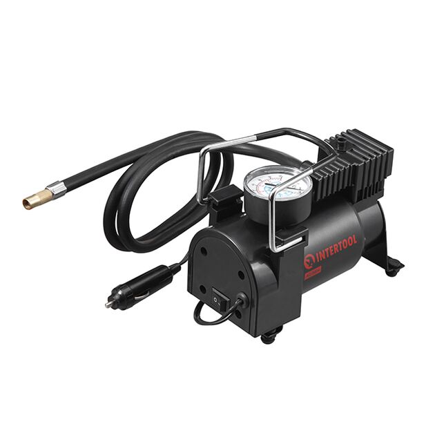 Компресор автомобільний 12 В, 14 А, циліндр 30 мм, макс. 7 бар, шланг 1 м, кабель живлення 3 м, фото  | SNABZHENIE.com.ua