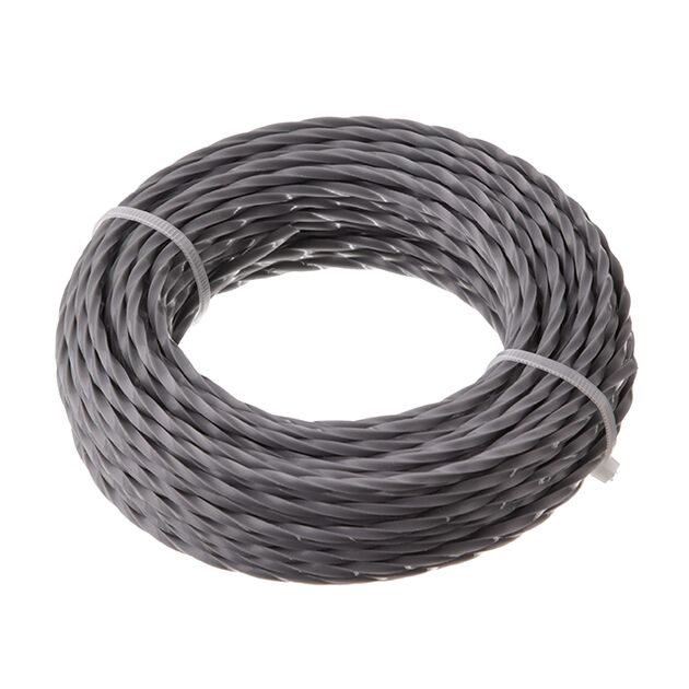 Леска для триммера INTERTOOL DT-2328, квадратна, 2.4 мм, 15 м, фото , зображення 2 | SNABZHENIE.com.ua