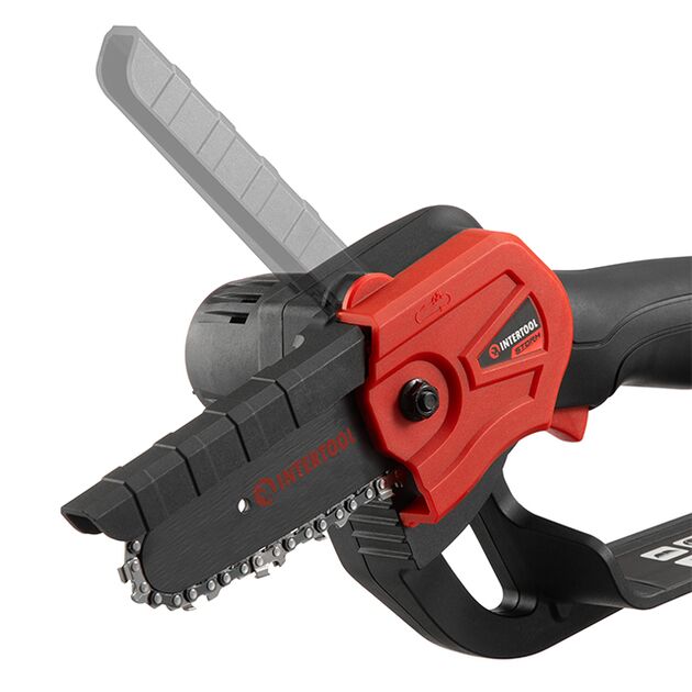 Мини-пила цепная аккумуляторная 20 В, шина 10 см, 4 м/с, без ЗУ и АКБ, STORM INTERTOOL WT-9110, фото , изображение 2 | SNABZHENIE.com.ua