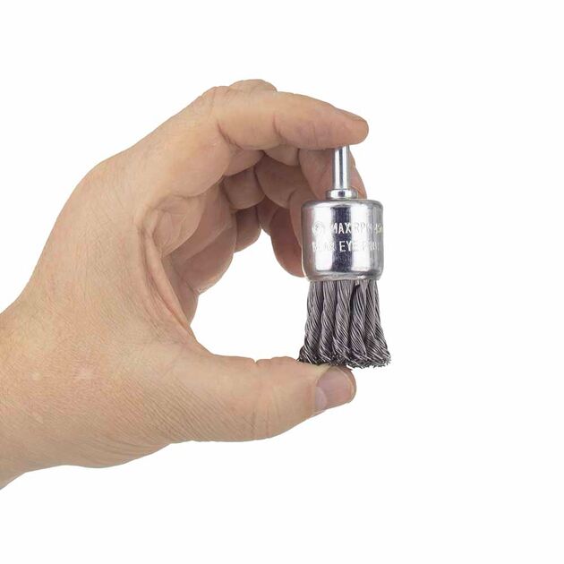 Щетка проволочная чашеобразная 25мм хвостовик 6мм SIGMA 9028021, фото , изображение 2 | SNABZHENIE.com.ua