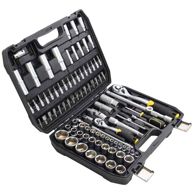 Набор торцевых насадок и бит CrV mid SIGMA 94 шт 1/4, 1/2 (6003761), фото , изображение 2 | SNABZHENIE.com.ua