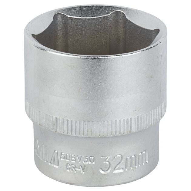 Насадка шестигранная 1/2" 32мм CrV mid SIGMA (6071321), фото  | SNABZHENIE.com.ua