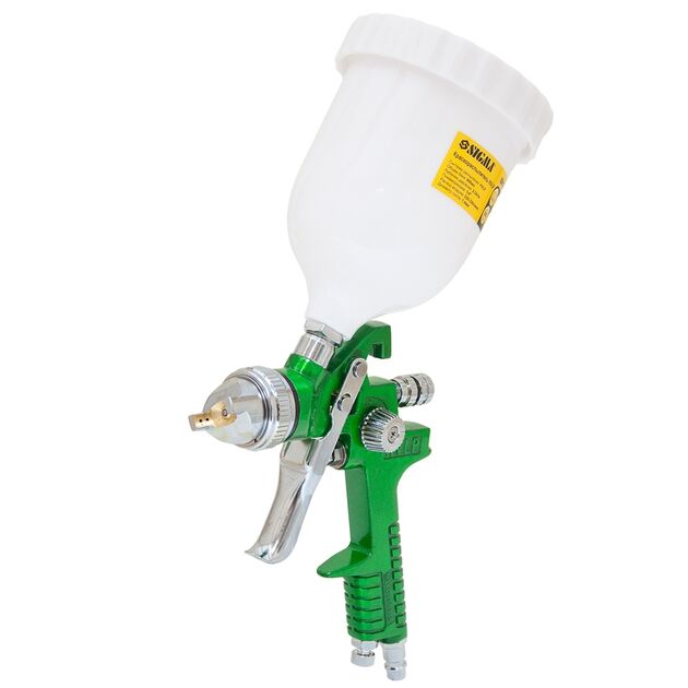 Краскораспилювач HVLP 1.3 с в/б (зелений) SIGMA (6812101), фото , зображення 2 | SNABZHENIE.com.ua