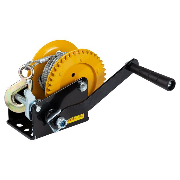 Лебедка ручная барабанная с тросом 10м×5мм, 550кг SIGMA, фото  | SNABZHENIE.com.ua