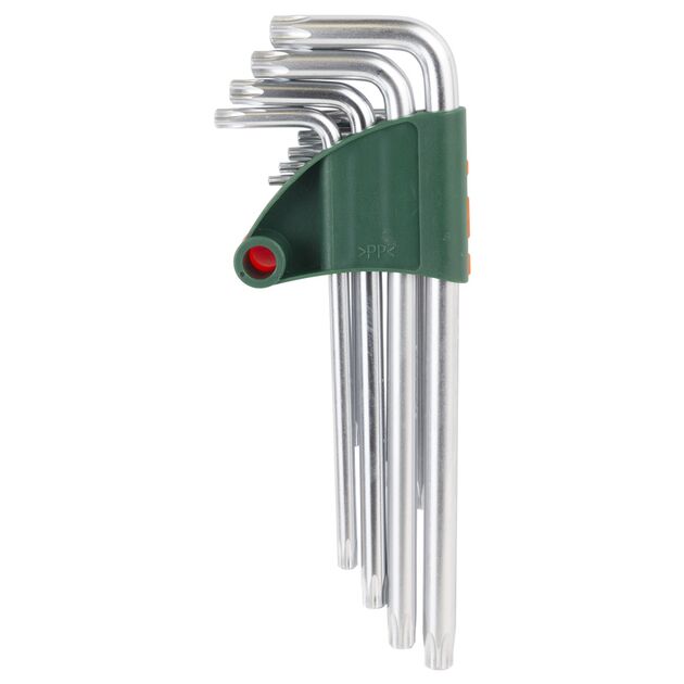 Ключи TORX 9шт T10-T50мм CrV GRAD (средние с отверткой), фото , изображение 2 | SNABZHENIE.com.ua