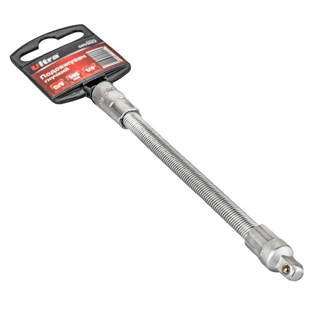 Гибкий удлинитель 1/4" 140мм CrV ULTRA (6055022), фото , изображение 3 | SNABZHENIE.com.ua