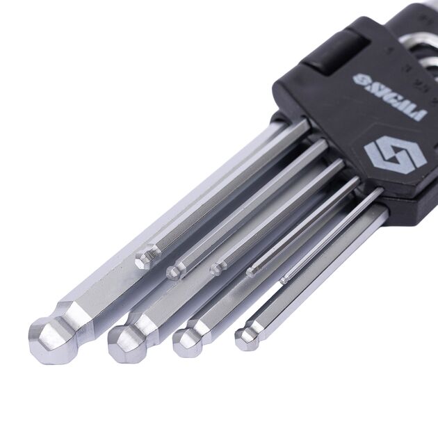 Шестигранные ключи 9шт 1.5-10мм CrV SIGMA (4022121), фото , изображение 2 | SNABZHENIE.com.ua