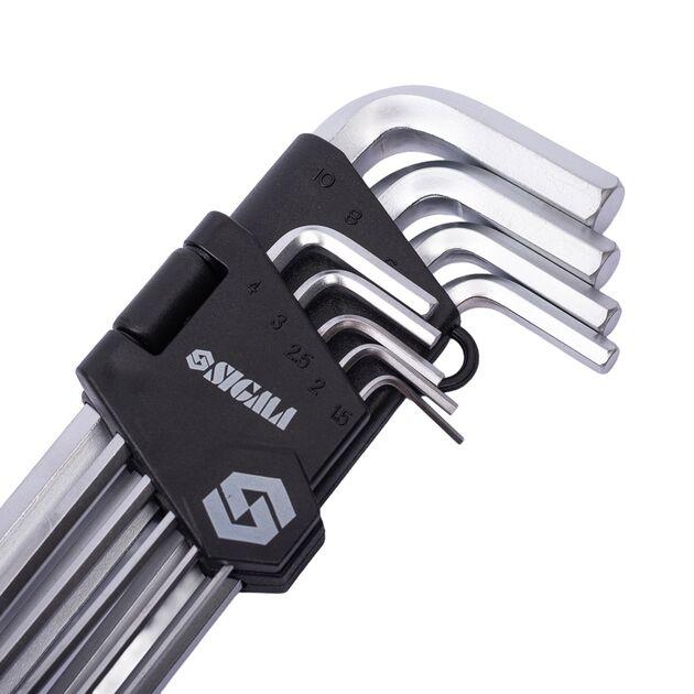 Шестигранні ключі 9шт 1.5-10мм CrV (середні) SIGMA (4022021), фото , зображення 2 | SNABZHENIE.com.ua