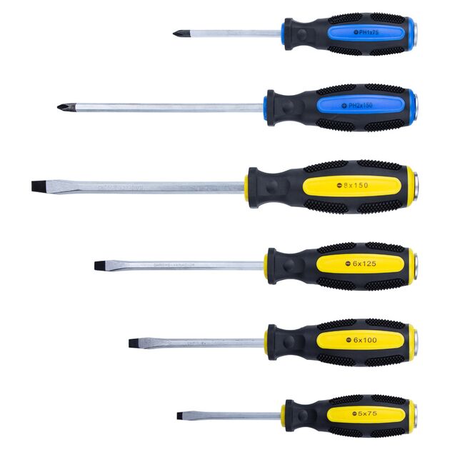 Набір ударних викруток SIGMA 6 шт CrV (4001111), фото , зображення 2 | SNABZHENIE.com.ua