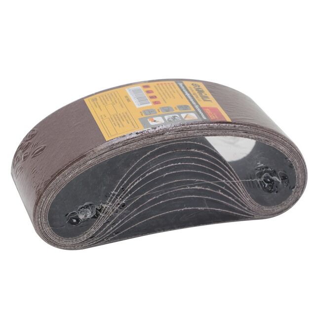 Шлифовальная лента 75x457 мм, зерно 120, 10 шт, SIGMA, фото , изображение 2 | SNABZHENIE.com.ua