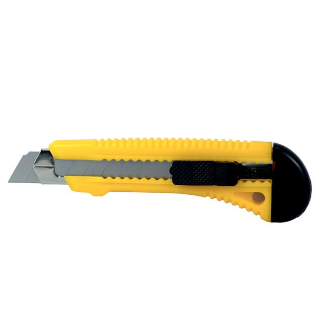 Нож строительный SIGMA с пластиковым корпусом, 18мм, автомат замок, фото  | SNABZHENIE.com.ua