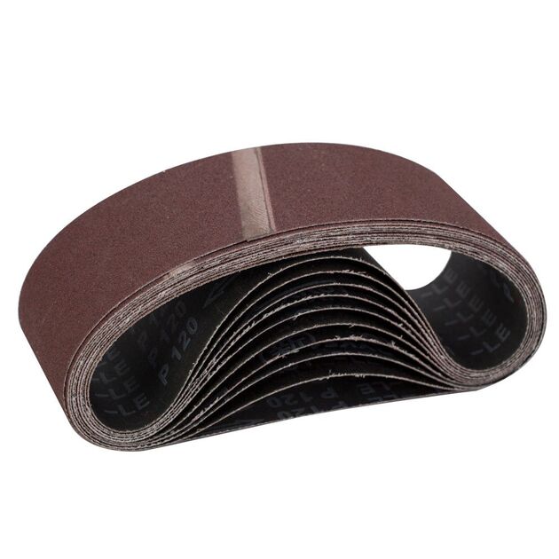 Шлифовальная лента 75x457 мм, зерно 120, 10 шт, SIGMA, фото  | SNABZHENIE.com.ua