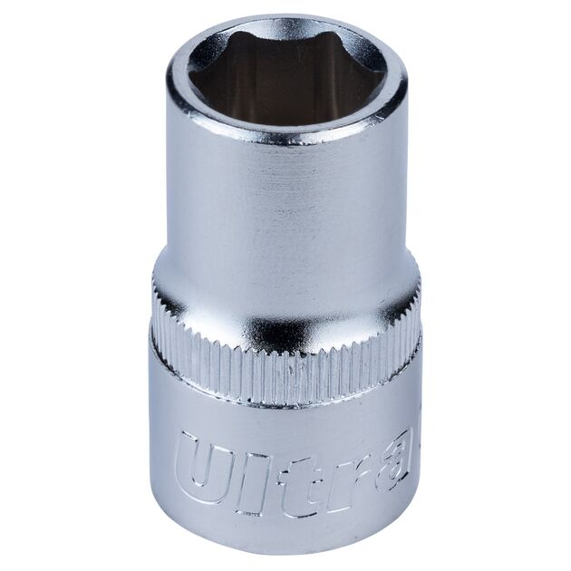 Насадка 1/2" 13мм короткая шестигранная CrV ULTRA (6070132), фото , изображение 2 | SNABZHENIE.com.ua
