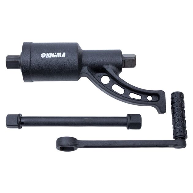 Ручной гайковерт 350мм, 6800Нм (1:68) с насадками 32, 33мм, фото , изображение 3 | SNABZHENIE.com.ua