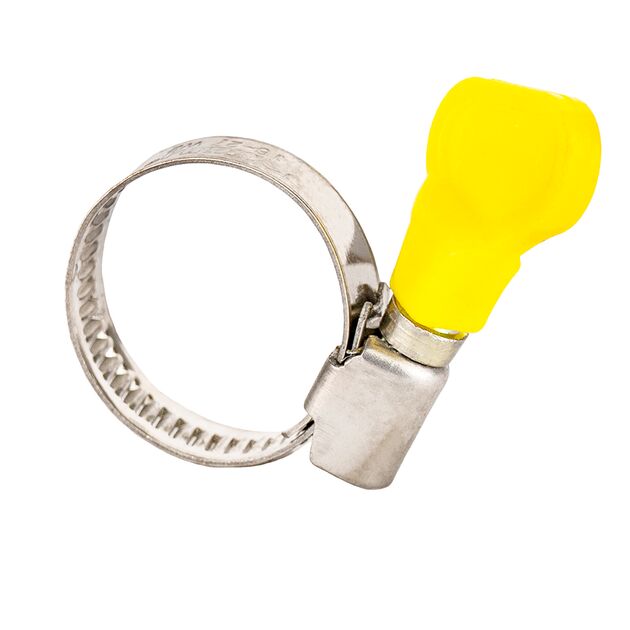 Хомут червячний нержавіючий з бабочкою 9мм D16-27мм 25шт SIGMA (2512041), фото , зображення 2 | SNABZHENIE.com.ua