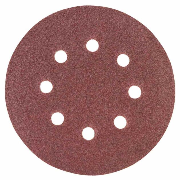 Шлифовальный круг 125мм P120 8 отверстий (10шт) SIGMA (9122671), фото  | SNABZHENIE.com.ua