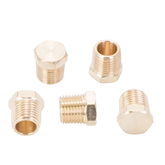 Заглушка с наружной резьбой MT 1/4 (латунь) SIGMA (7025911), фото , изображение 2 | SNABZHENIE.com.ua