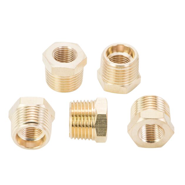 Соединитель FT 1/4 × MT 1/2 (латунь) SIGMA (7025521), фото , изображение 2 | SNABZHENIE.com.ua