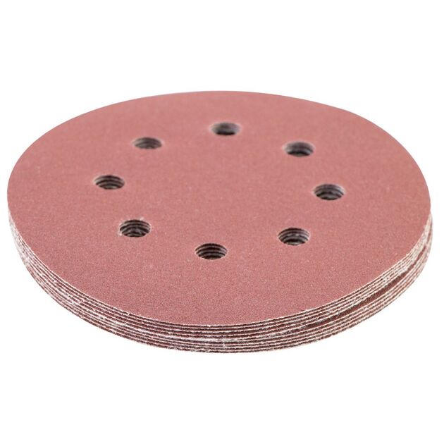 Шліфувальний круг 8 отворів 125мм P180 (10шт) SIGMA (9122691), фото , зображення 3 | SNABZHENIE.com.ua