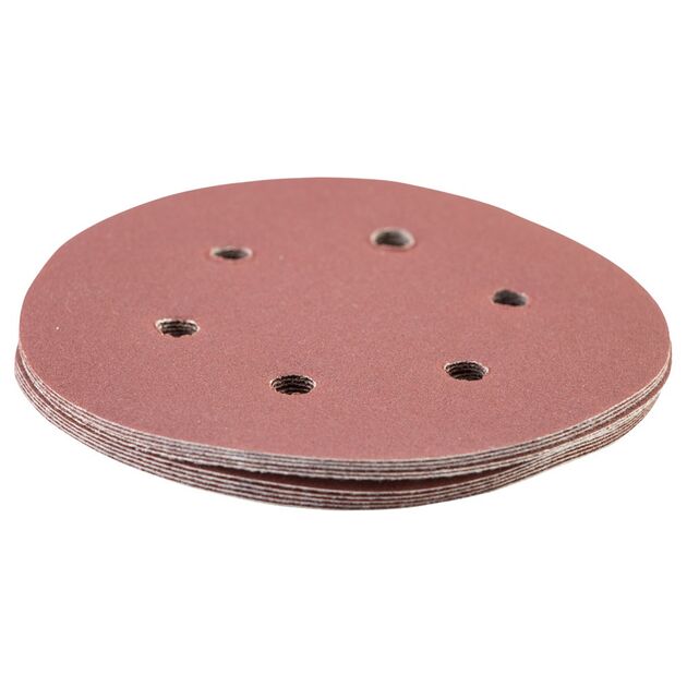 Шліфувальний круг 6 отворів ?150мм P180 (10шт) SIGMA (9122291), фото , зображення 3 | SNABZHENIE.com.ua