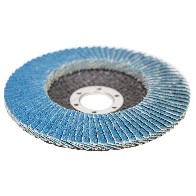 Круг лепестковый торцевой Т29 (конический) ZA Ø125мм P80 SIGMA (9173541), фото , зображення 3 | SNABZHENIE.com.ua