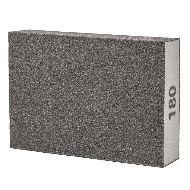 Губка шліфувальна чотиристороння 100*70*25 мм P180 SIGMA (9130691), фото , зображення 2 | SNABZHENIE.com.ua