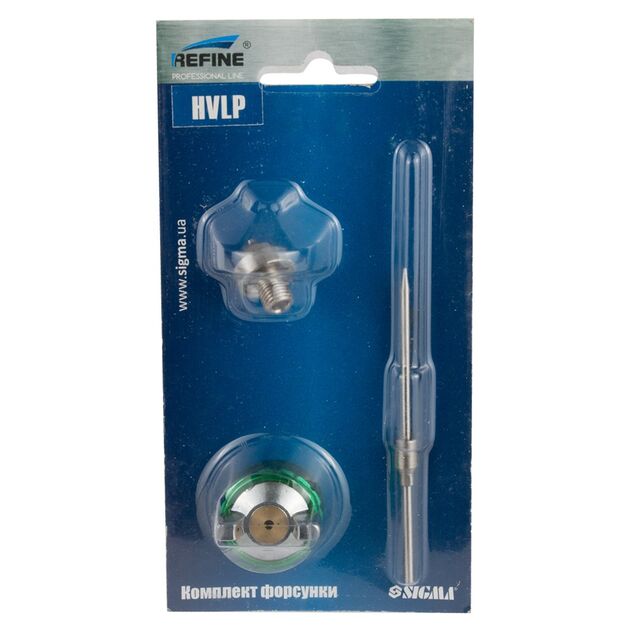 Комплект форсунок HVLP Ø1.0мм для 6812221 REFINE, фото , изображение 2 | SNABZHENIE.com.ua