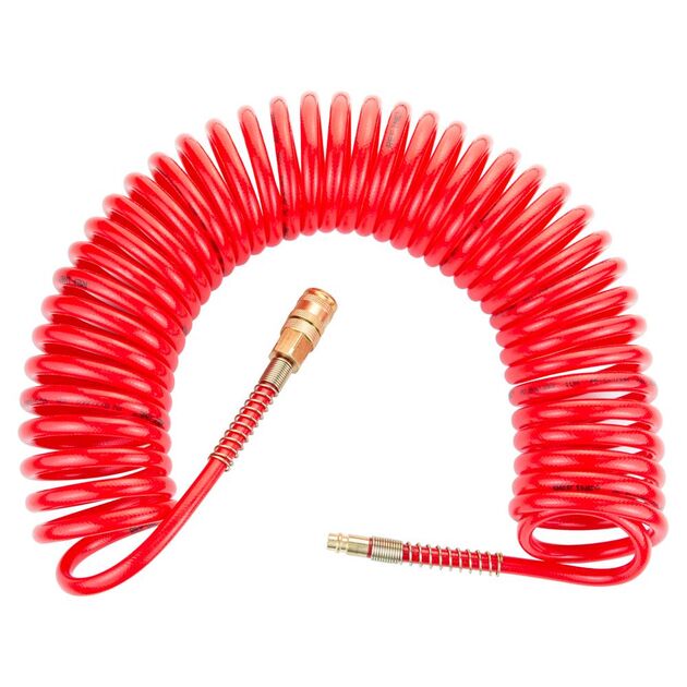 Шланг полиуретановый армированный спиральный 10м 6.5×10мм REFINE, фото  | SNABZHENIE.com.ua