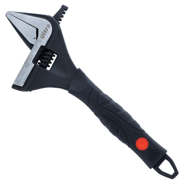 Ключ разводной с тонкими губками 255мм, 0-50мм CrV ULTRA, фото , изображение 3 | SNABZHENIE.com.ua