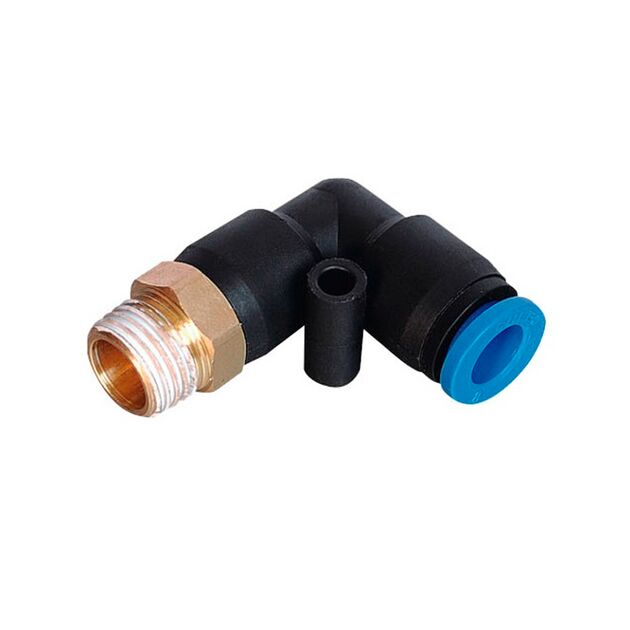 Угловой цанговый штуцер Ø10мм МТ 1/4 SIGMA (7027171), фото  | SNABZHENIE.com.ua