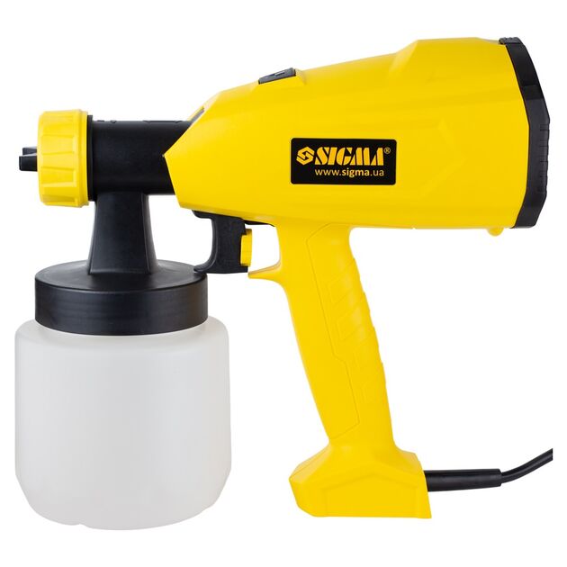 Электрический краскораспылитель HVLP 350Вт, 800мл/мин, SIGMA, фото , изображение 2 | SNABZHENIE.com.ua