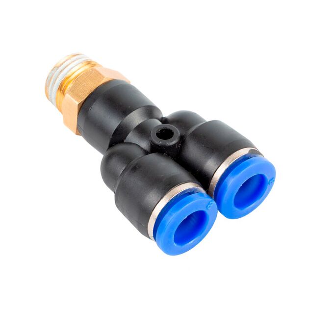 Штуцер цанговый Y-образный Ø10мм МТ 1/4 SIGMA (7027851), фото  | SNABZHENIE.com.ua