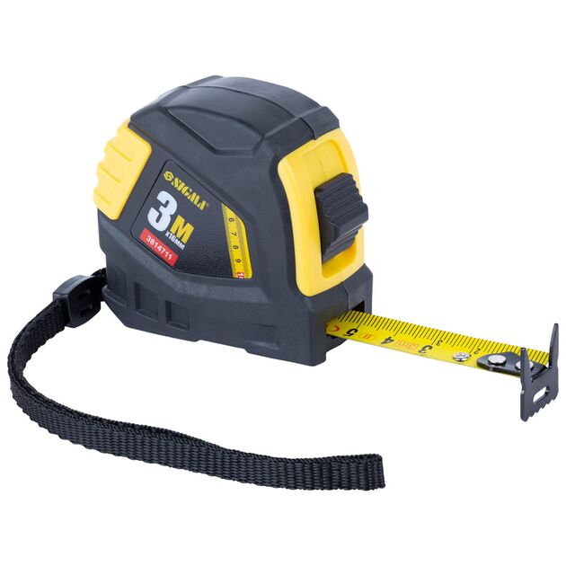 Рулетка SIGMA обрезиненная 3м*16мм, фото  | SNABZHENIE.com.ua