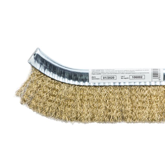 Щетка проволочная с пластмассовой ручкой 250мм GRAD (9030015), фото , изображение 2 | SNABZHENIE.com.ua